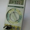 DCV calibration check with 5.000V reference.