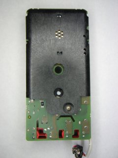 Meter assembly, bottom view