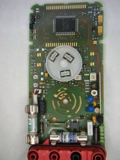 Top rotor removed, function switch contacts revealed