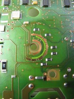 Code switch contacts cleaned