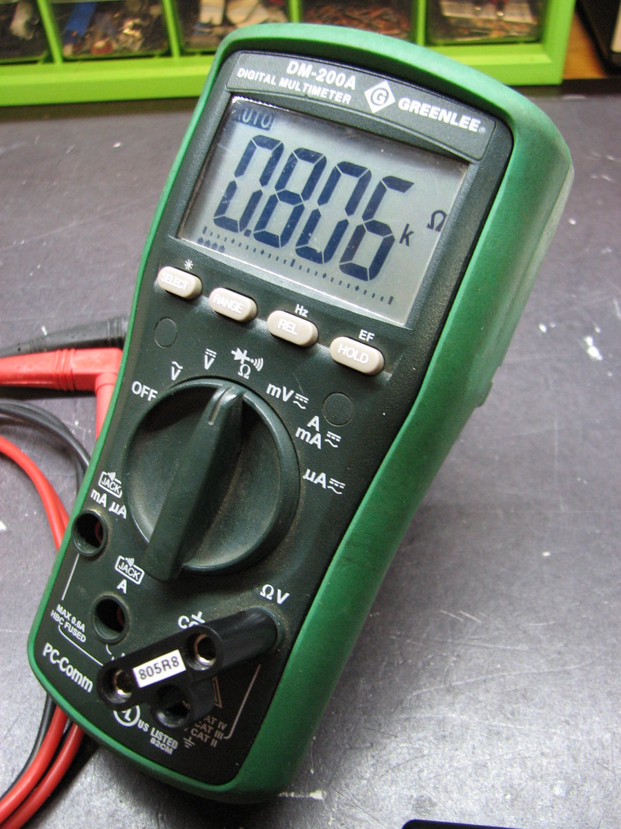 6,000-Count Digital Multimeter, 1000V, 8A (DM-200A)
