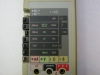 The function and AC/DC switches are push-on/push-off. The darker range switches are radio-button style (push one in, the others pop out.) There is never any need to "pull" the switches, as may be suggested by the button shape.