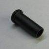 This is an insert that you find in the banana plug ends of cheap Chinese-made DMM probes.  It is made of soft plastic.  The ideal length is 19mm.