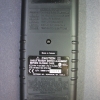 The back documents the power-up options and indicates this unit was manufactured in Taiwan.